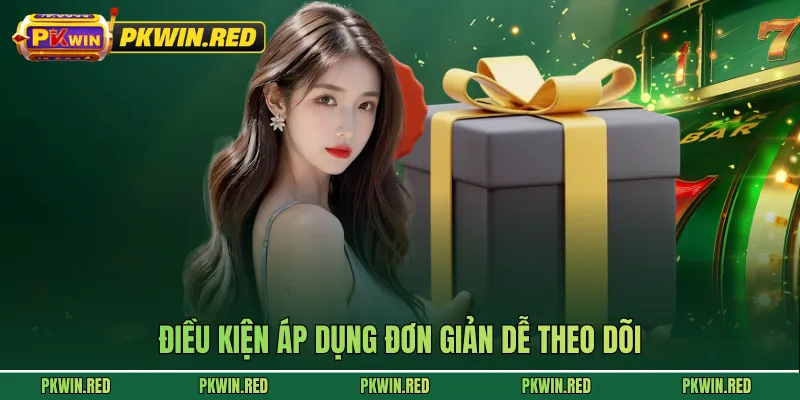 Điều kiện áp dụng đơn giản dễ theo dõi